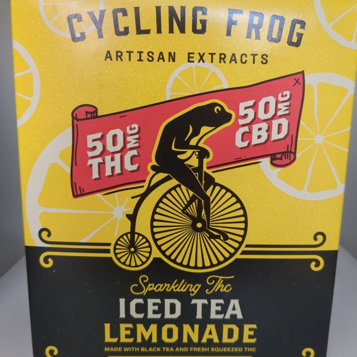 Cycling Frog 50mg CBD 50mg THC Ice Tea Lemonade