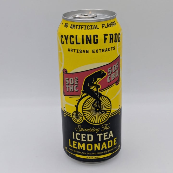 Cycling Frog Sparkling Iced Tea Lemonade 50mg THC + 50mg CBD Individual