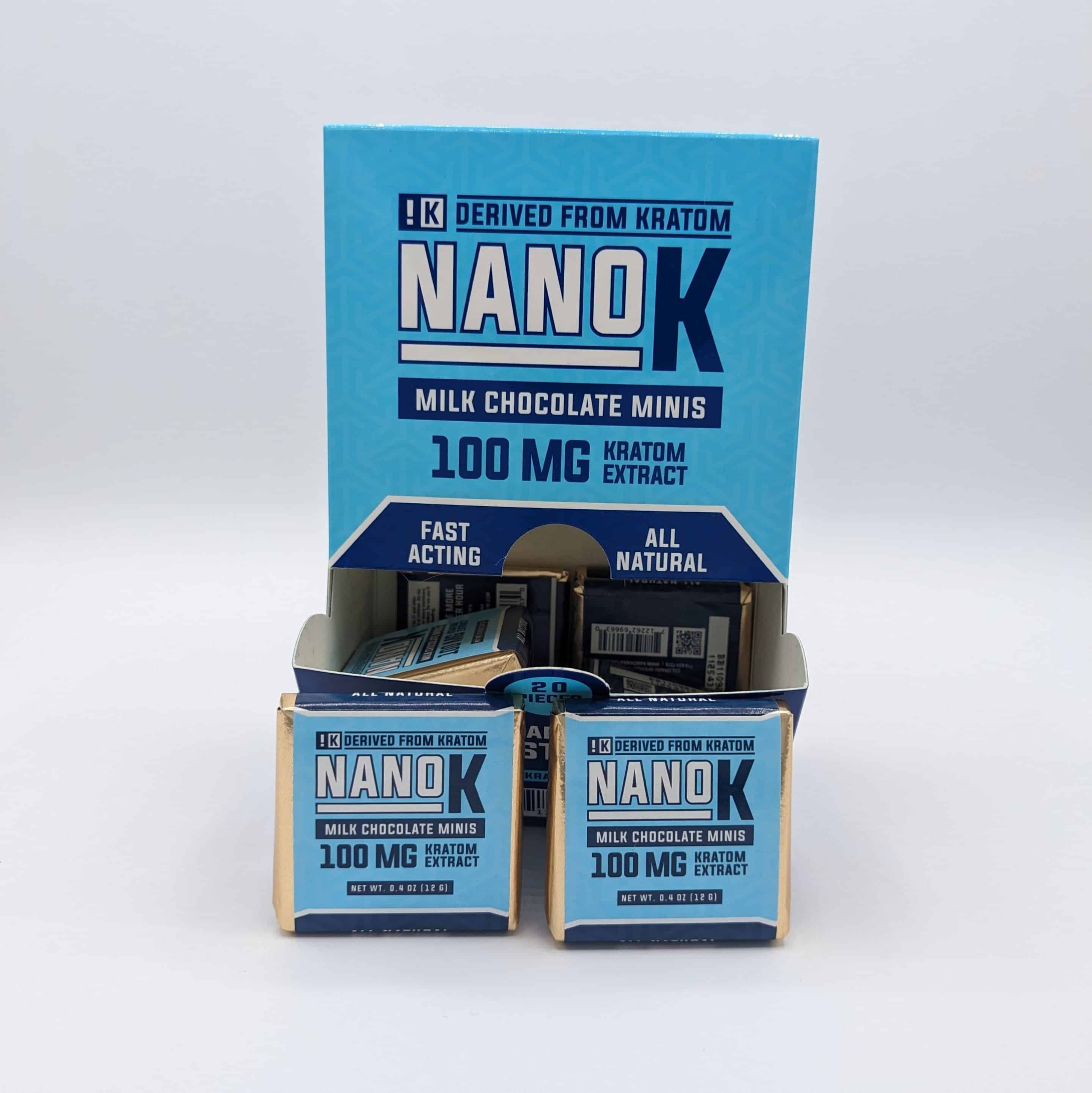 Nano K 100mg Kratom Extract Milk Chocolate Mini