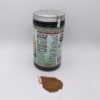 Lightning speed laser brain instant mushroom coffee tub info label by Steding & Sons