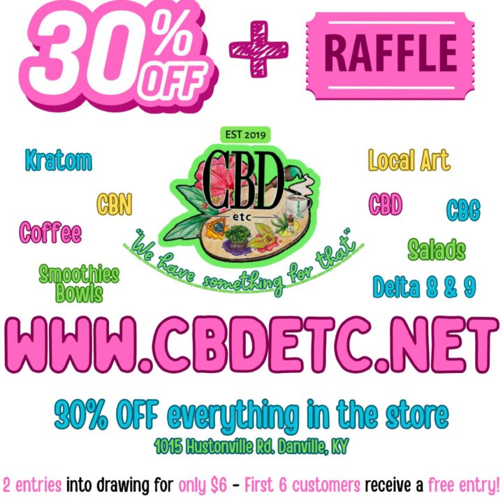 6 Year anniversary Raffle tickets